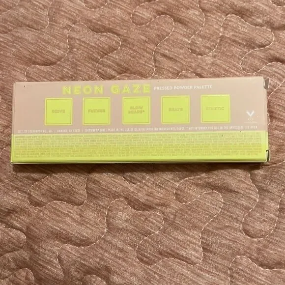 Colourpop neon gaze new in box eyeshadow palette makeup - Picture 2 of 4